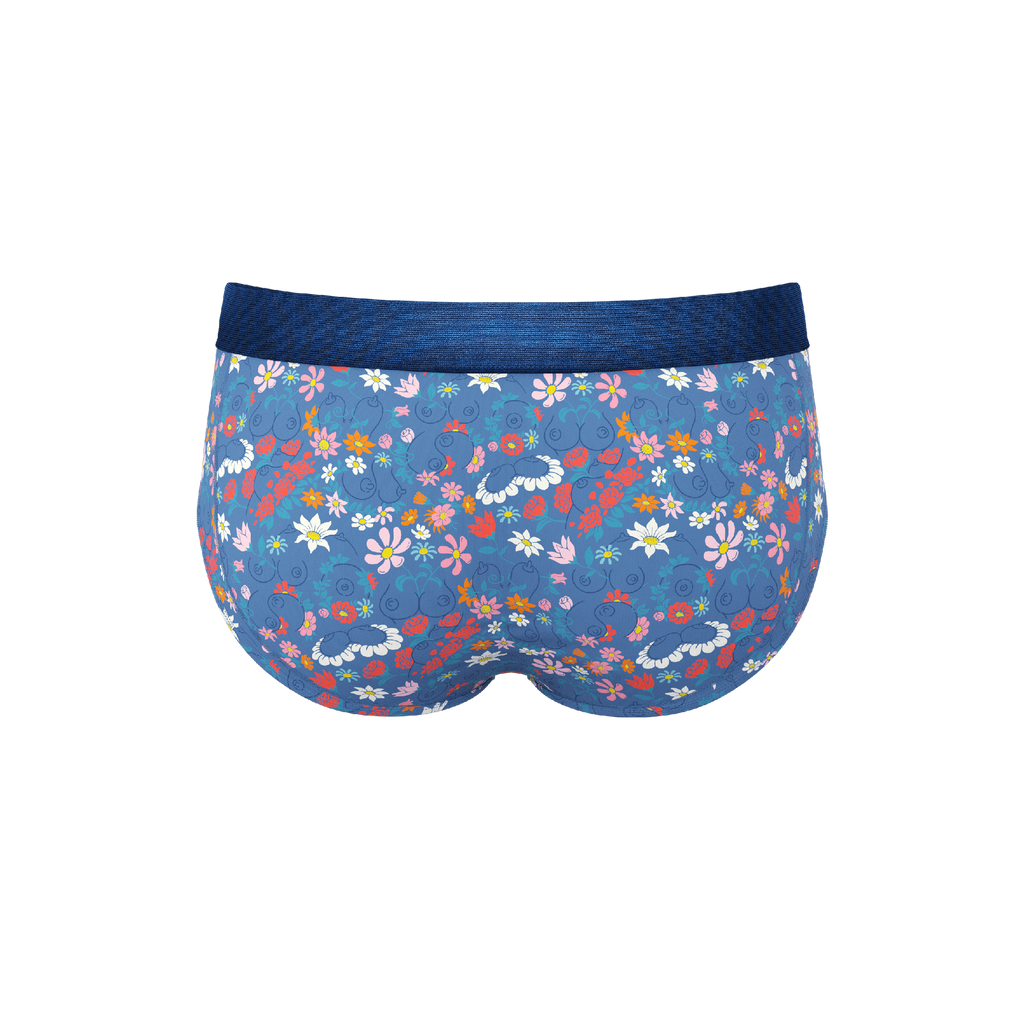 The Gardening Nips | Busty Floral Ball Hammock® Pouch Underwear Briefs - Shinesty