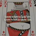 The Bottomless Blackjack | Vintage Playing Cards Ball Hammock® Pouch Underwear - Shinesty