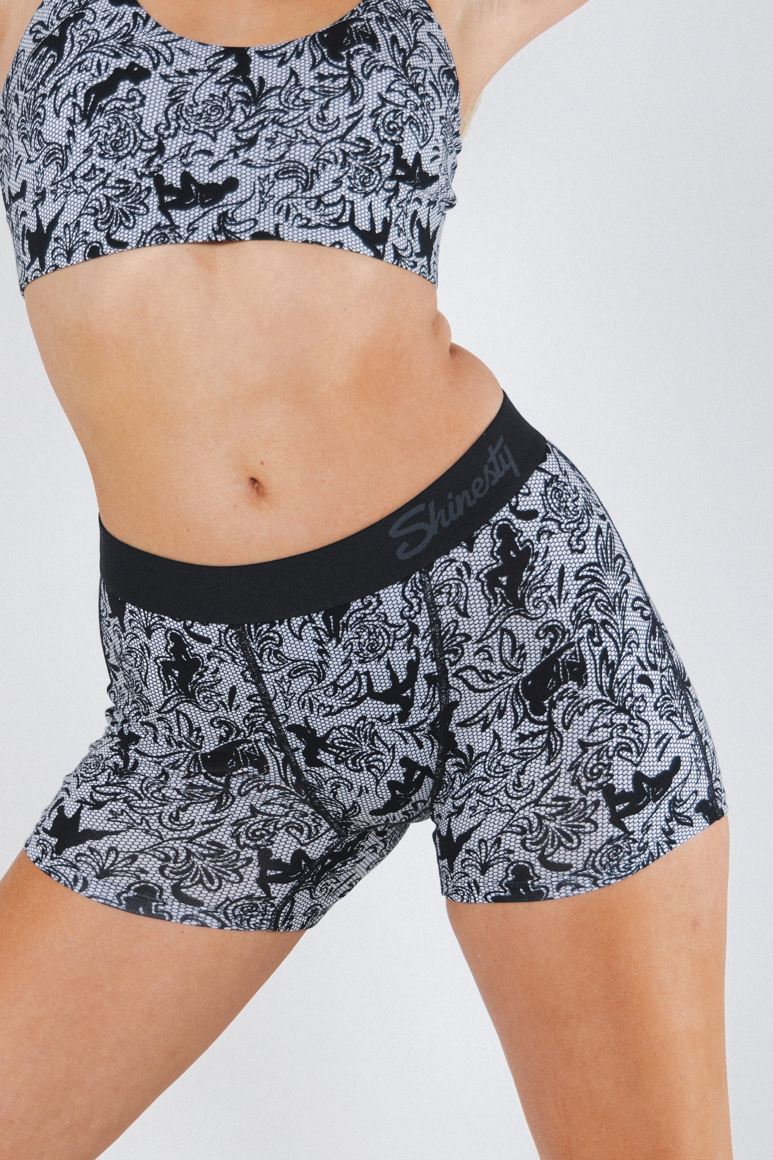 The Racy & Lacy | Provocative Lace Print Women’s Boxers - Shinesty