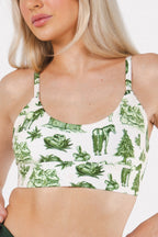 The Western Wonderland | Western Toile Boob Hammock™ Scoop Bralette - Shinesty