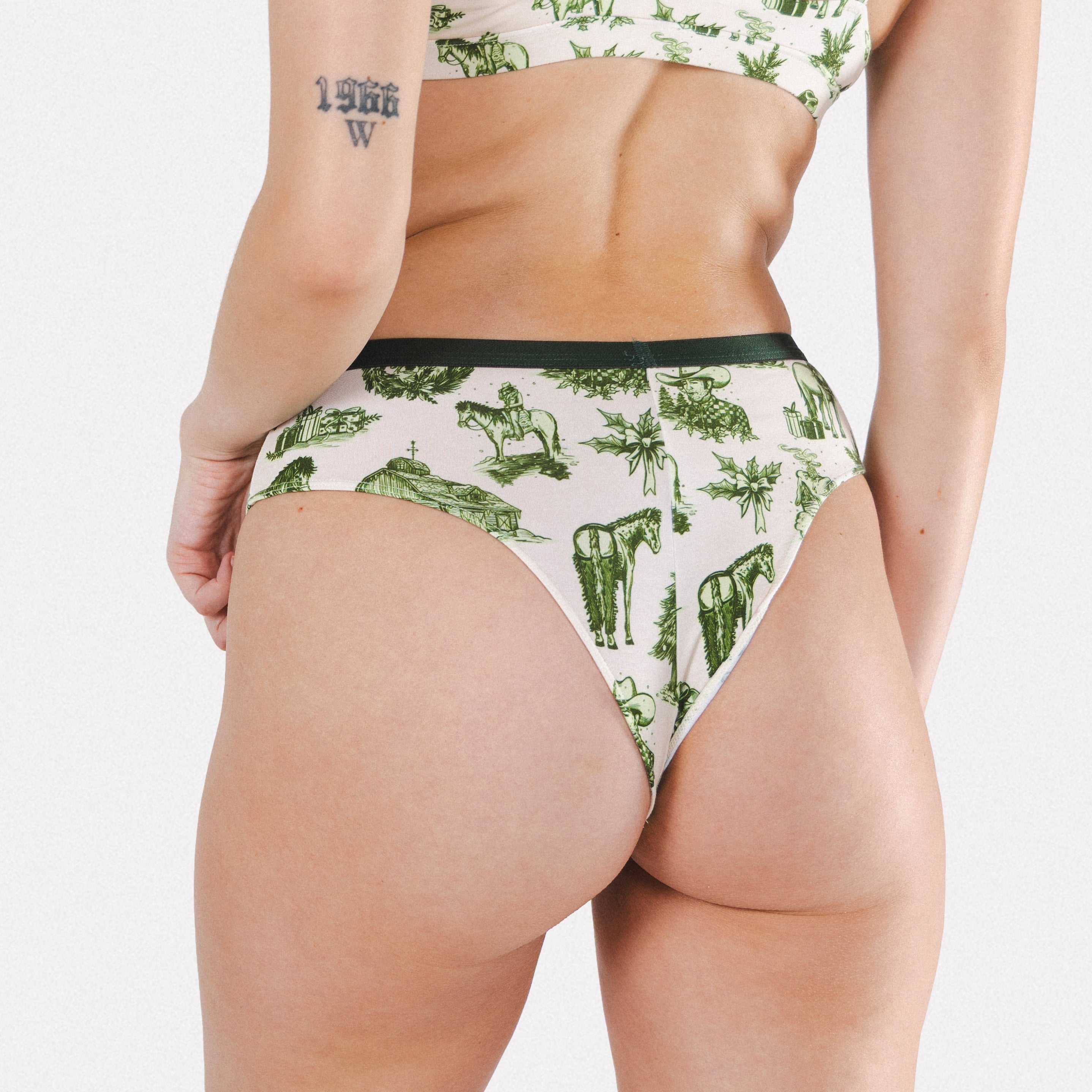 The Western Wonderland | Western Toile Cheeky Underwear - Shinesty