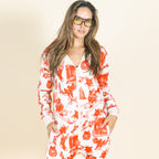 The Santa Slays | Christmas Toile Onesie - Shinesty
