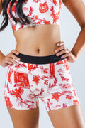 The Santa Slays | Christmas Toile Women’s Boxers - Shinesty