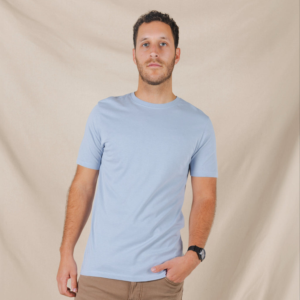 The Blue Fog | Slate Blue Everyman™ T Shirt - Shinesty