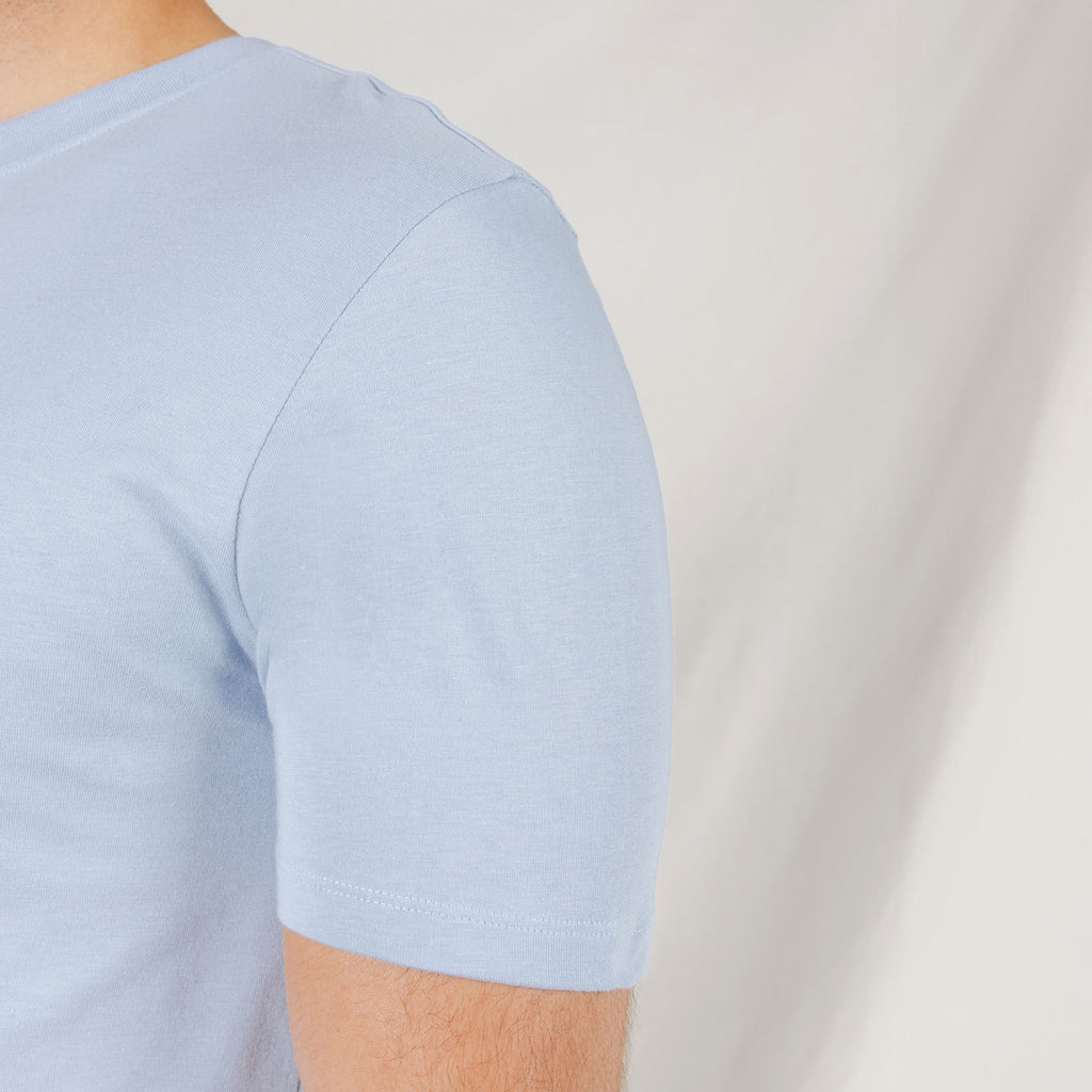 The Blue Fog | Slate Blue Everyman™ T Shirt - Shinesty
