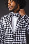 The Sophistication | Houndstooth Bow Tie - Shinesty