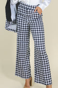 The Sophistication | Houndstooth Women's Suit Pants - Shinesty