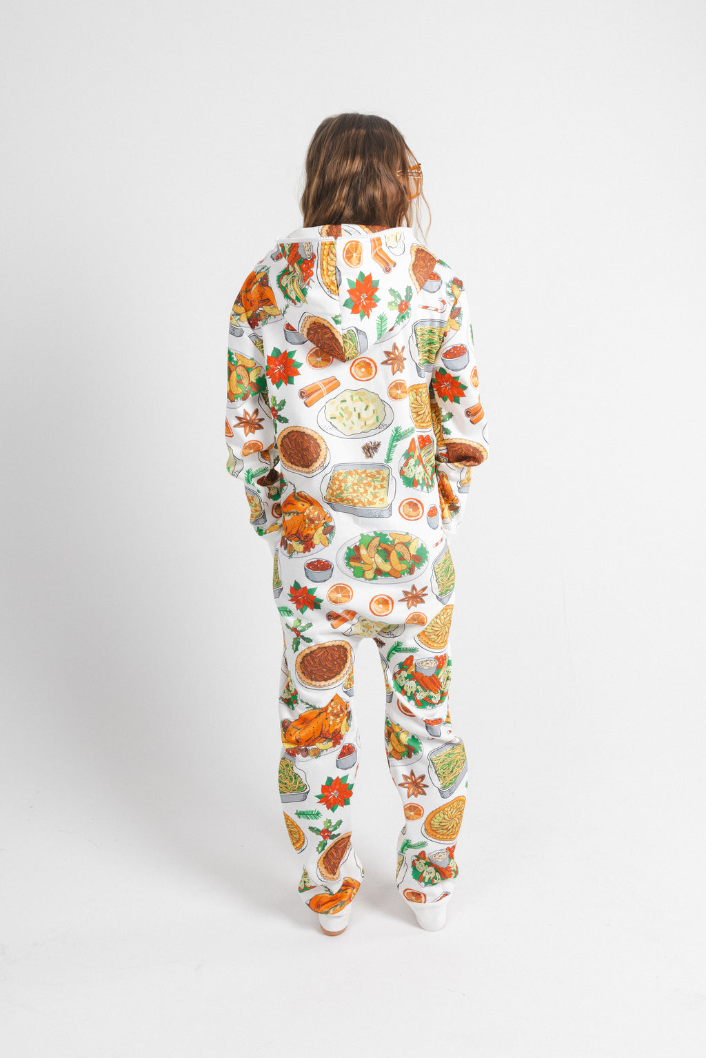 The Spread | White Thanksgiving Onesie - Shinesty
