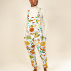 The Spread | White Thanksgiving Pajamaralls® - Shinesty