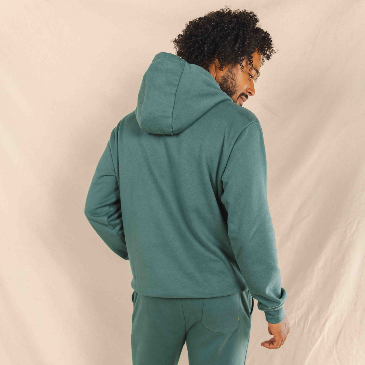 The Spruced Up | Green Sexy Terry™ Men’s Lounge Hoodie - Shinesty