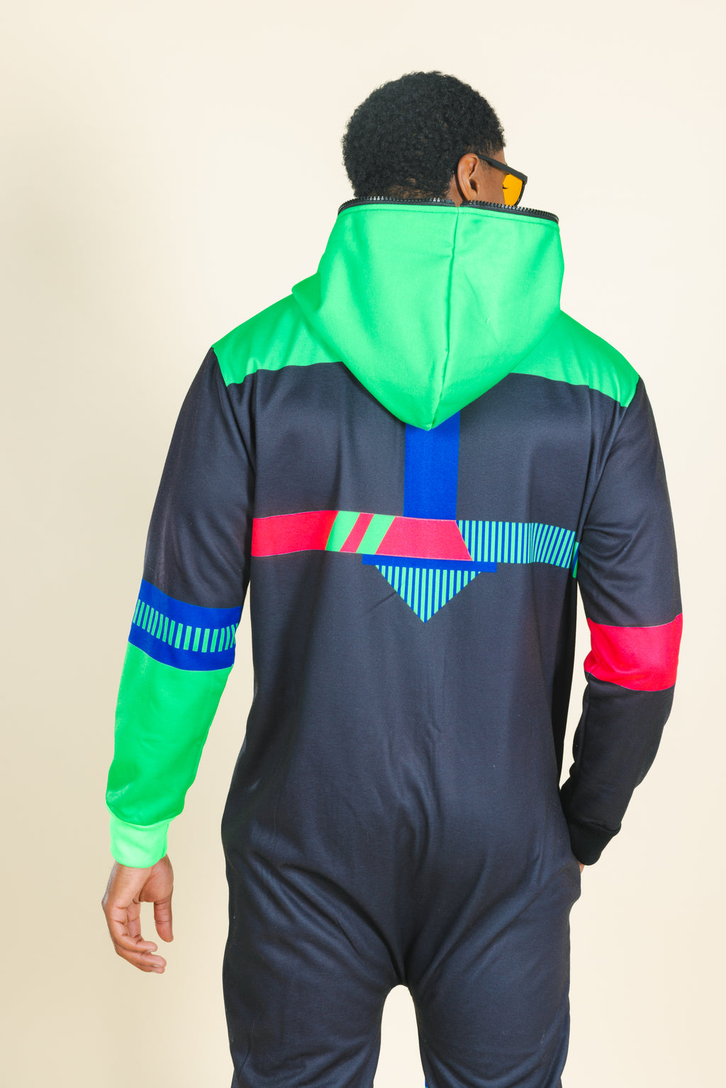 The Steep and Deep | Ladies Unisex Retro Black Onesie - Shinesty