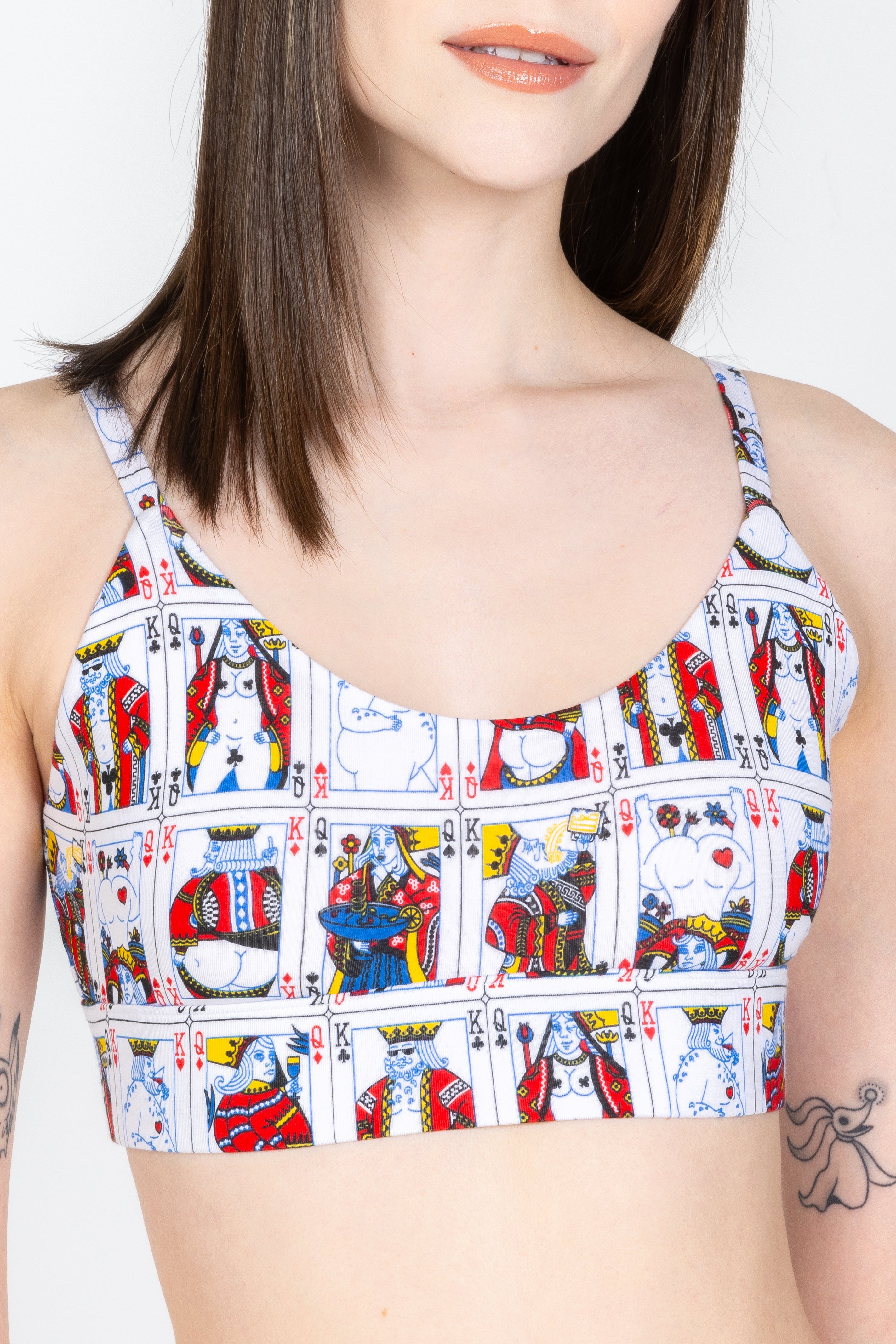 The Strip Poker | Playing Cards Boob Hammock™ Scoop Bralette - Shinesty