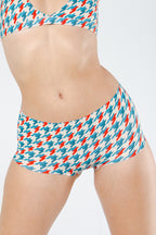 The Swanky | Retro Houndstooth Women’s Seamless Boyshort - Shinesty