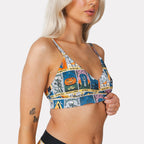 The Taboo | Tarot Cards Boob Hammock™ Plunge Bralette - Shinesty