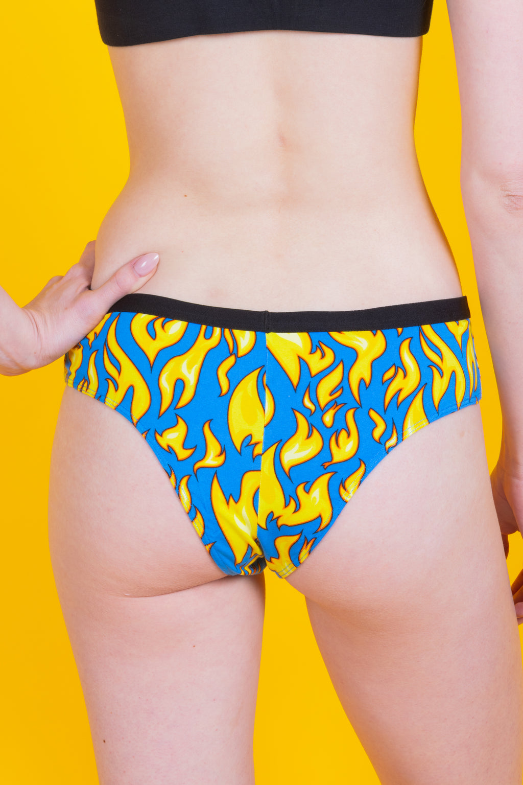 The Fire Crotch | Flames Cheeky Underwear - Shinesty