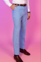The Stratosphere | Powder Blue Suit Pants - Shinesty