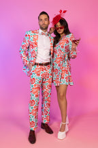 The Win By A Rose | Derby Roses Wrap Dress - Shinesty
