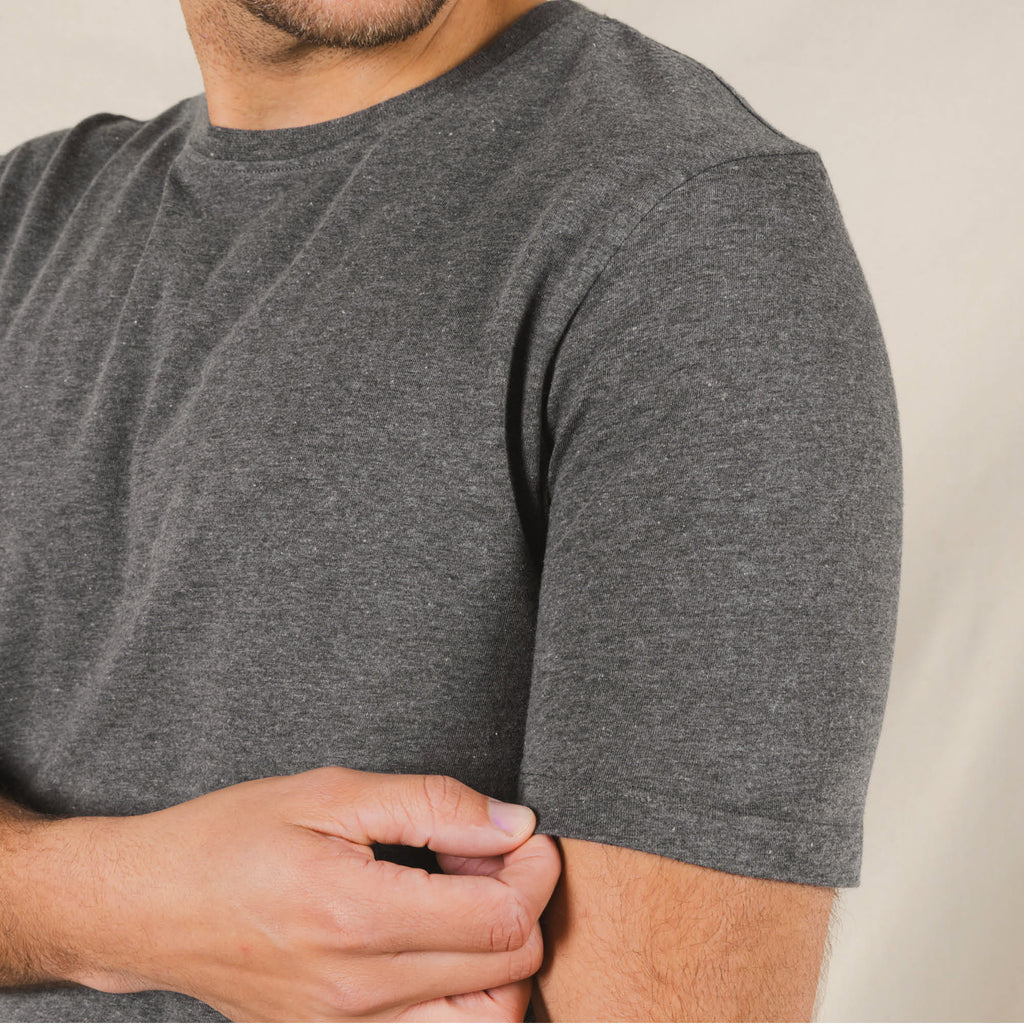 The Ash Or Pass | Dark Heather Grey Everyman™ T Shirt - Shinesty
