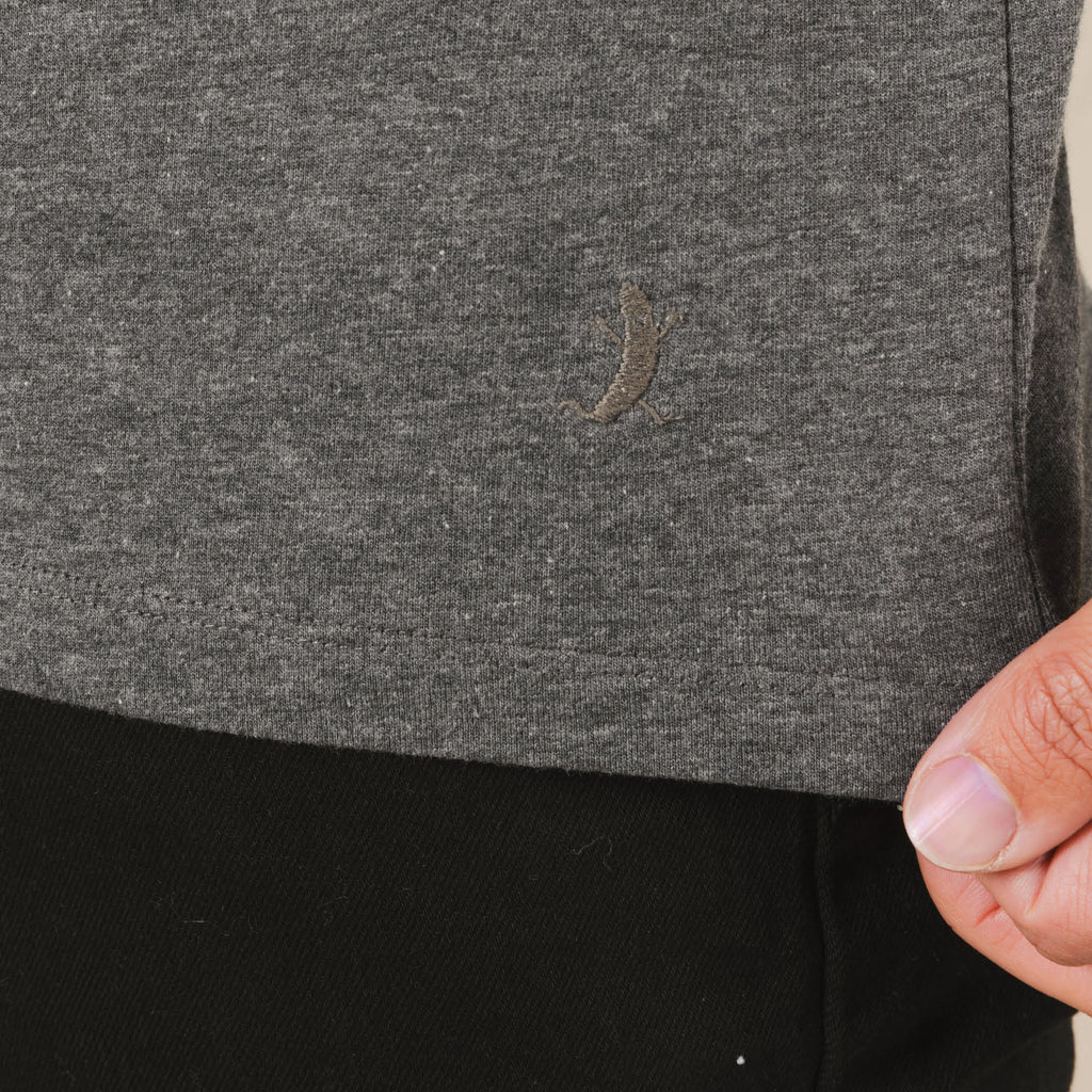 The Ash Or Pass | Dark Heather Grey Everyman™ T Shirt - Shinesty