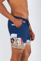 The Tidal Lager | Beer Surfer Ball Hammock® Pouch 5" Swim Trunks - Shinesty