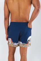 The Tidal Lager | Beer Surfer Ball Hammock® Pouch 5" Swim Trunks - Shinesty