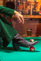 The Elegant Evergreen | Green Velvet Wide Leg Velvet Pants - Shinesty