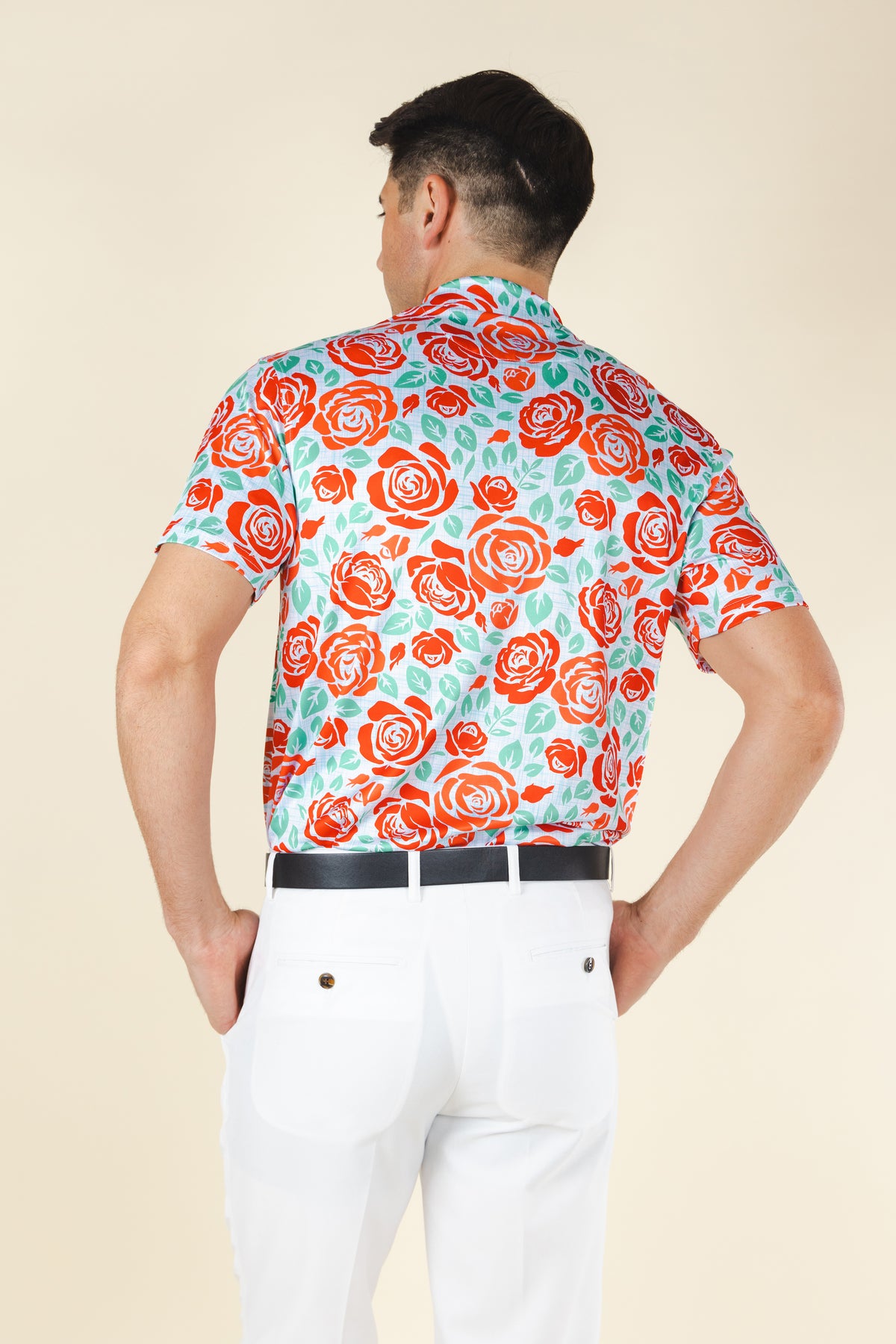 The Win By A Rose | Derby Roses Men’s Polo - Shinesty