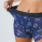 The Astrology Major | Glow in the Dark Astrological Signs Women’s Boxers - Shinesty