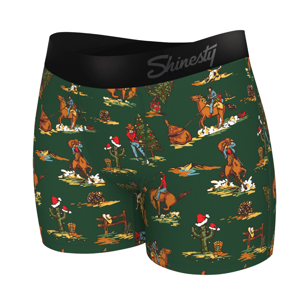 The Cowboy Christmas | Holiday Western Women’s Boxers - Shinesty