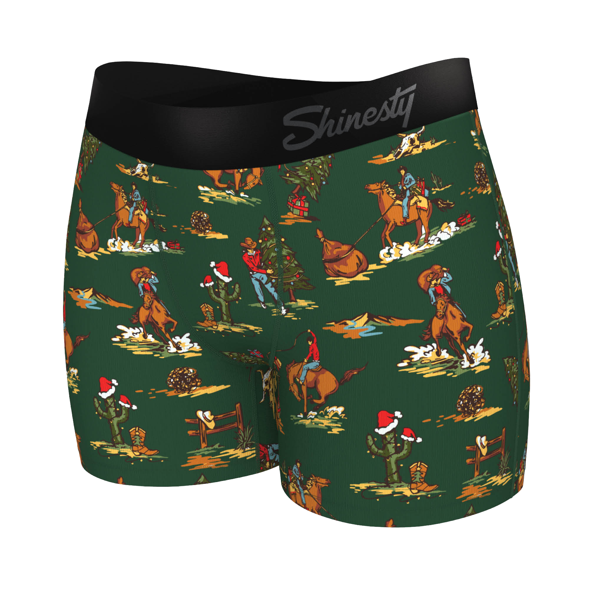 The Cowboy Christmas | Holiday Western Women’s Boxers - Shinesty