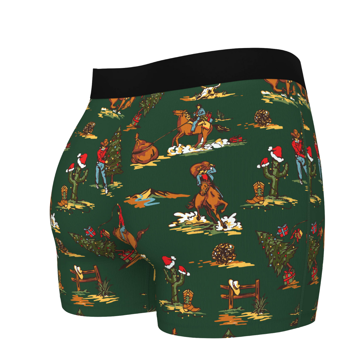 The Cowboy Christmas | Holiday Western Women’s Boxers - Shinesty