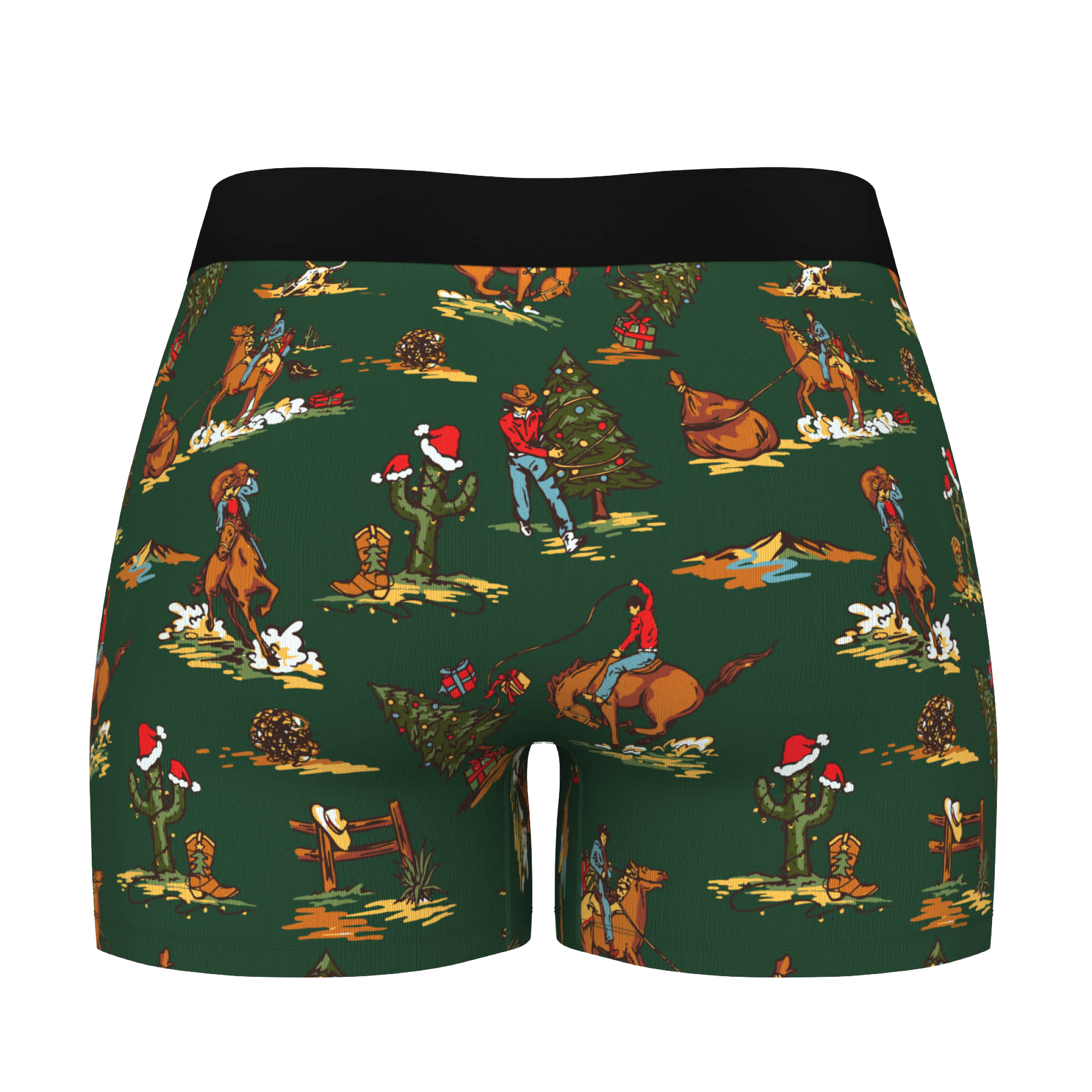 The Cowboy Christmas | Holiday Western Women’s Boxers - Shinesty