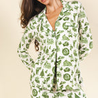 The Western Wonderland | Western Toile SleepDeep™ Women’s Long Sleeve Pajama Set - Shinesty