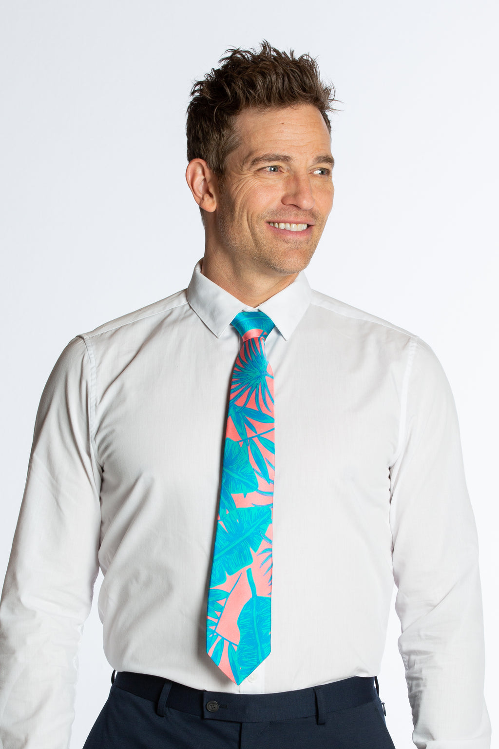 The Destination | Tropical Ultimate Pocket Tie - Shinesty