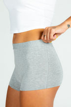 The Intramural Champ | Heather Grey Modal Boyshort Underwear - Shinesty