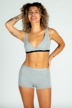 The Intramural Champ | Heather Grey Modal Boyshort Underwear - Shinesty