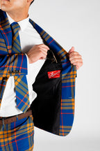 The Pipe Tobacco | Blue Plaid Suit - Shinesty