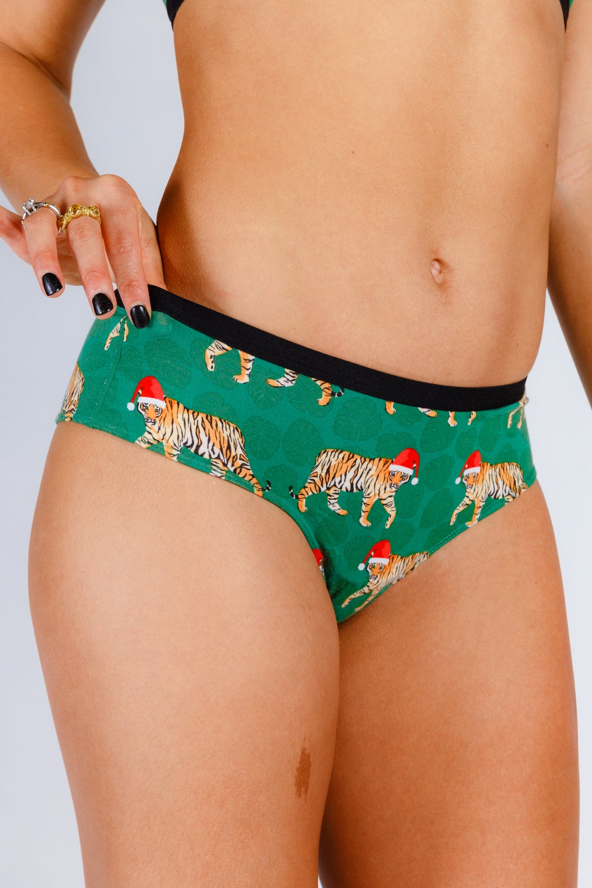 The Tinsel Tigers | Christmas Tiger Cheeky Underwear - Shinesty