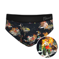 The 12 Slays of Christmas | Christmas Scene Ball Hammock® Pouch Underwear Briefs - Shinesty