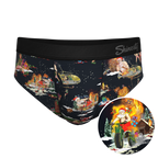 The 12 Slays of Christmas | Christmas Scene Ball Hammock® Pouch Underwear Briefs - Shinesty