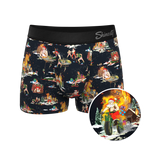 The 12 Slays of Christmas | Christmas Scene Ball Hammock® Pouch Trunks Underwear - Shinesty