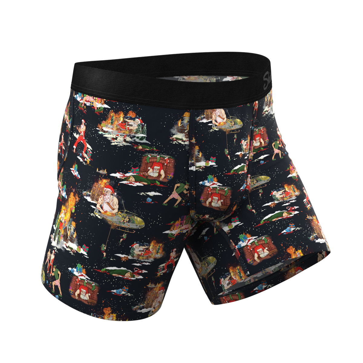 The 12 Slays of Christmas | Christmas Scene Ball Hammock® Pouch Underwear - Shinesty