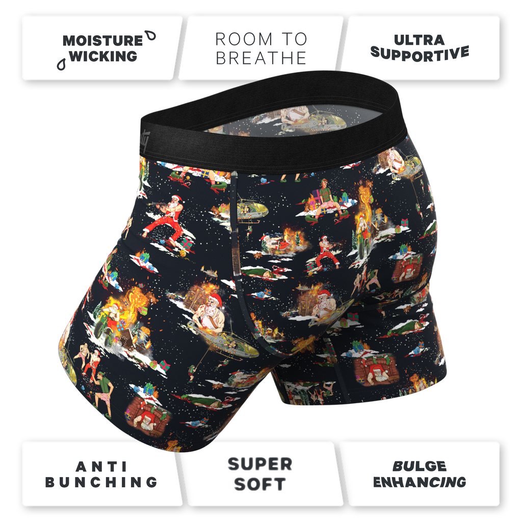 The 12 Slays of Christmas | Christmas Scene Ball Hammock® Pouch Underwear - Shinesty