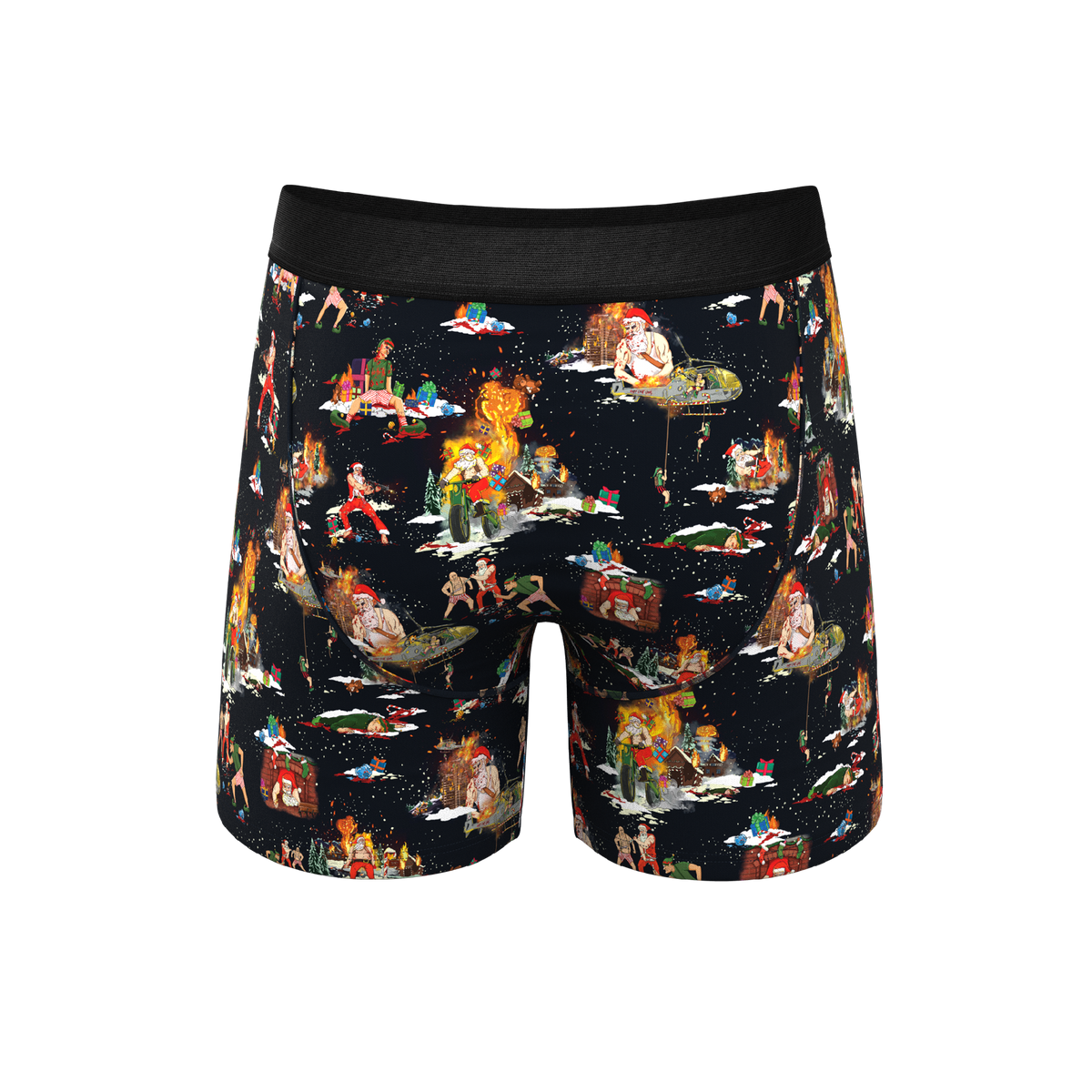 The 12 Slays of Christmas | Christmas Scene Ball Hammock® Pouch Underwear - Shinesty
