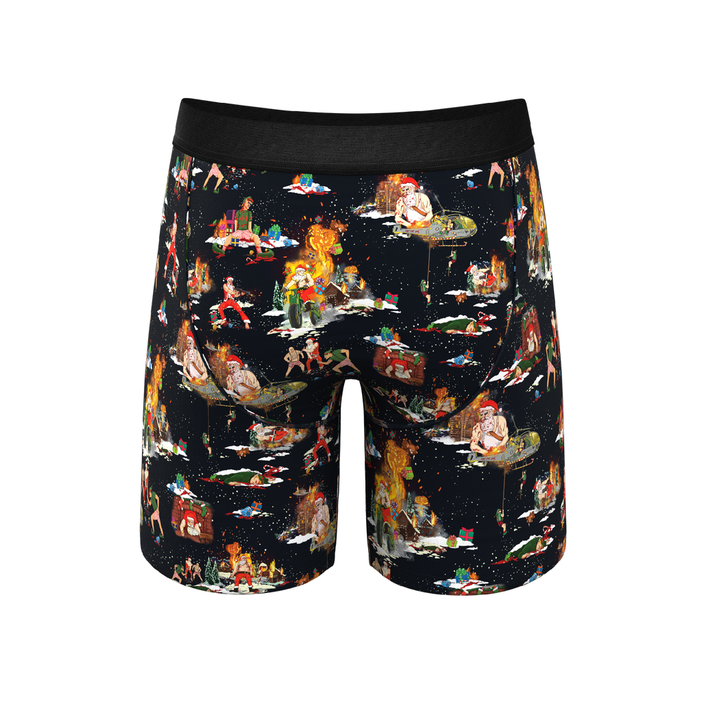 The 12 Slays of Christmas | Christmas Scene Ball Hammock® Boxer - Long Leg - Shinesty