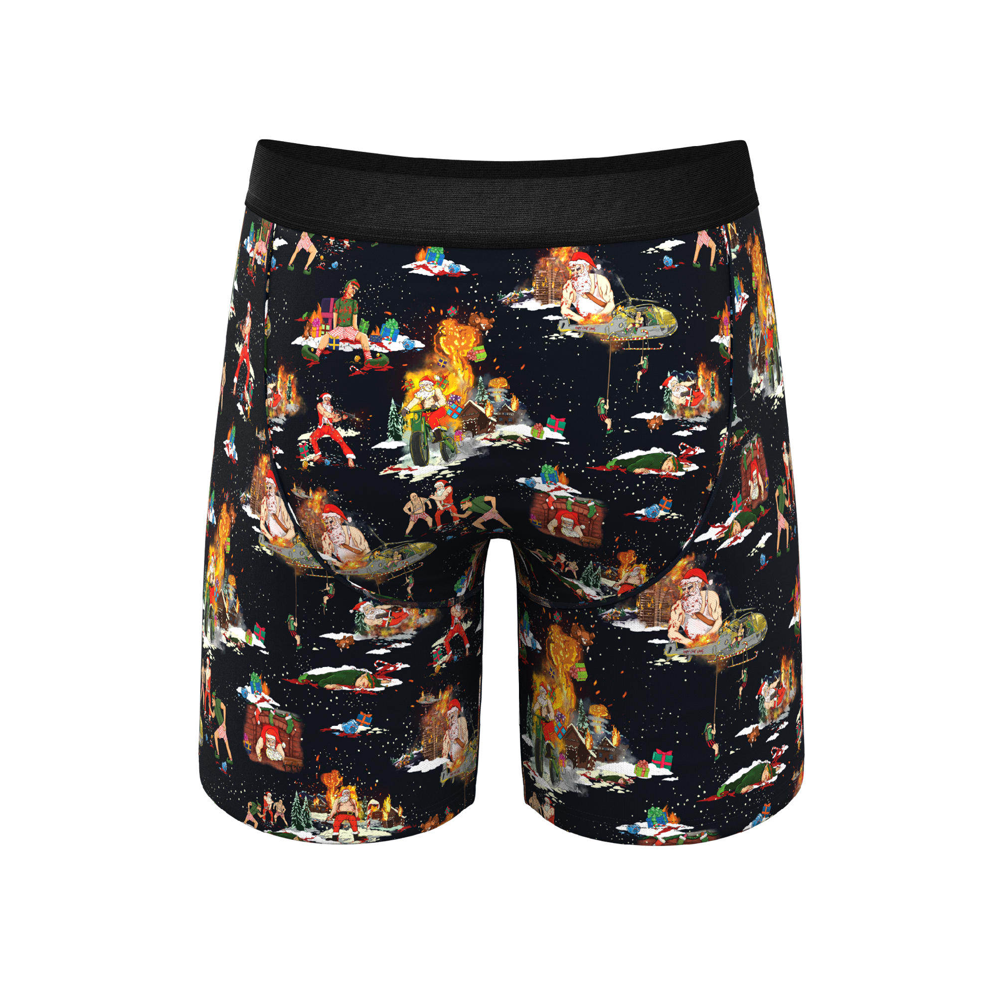 The 12 Slays of Christmas | Christmas Scene Ball Hammock® Boxer - Long Leg - Shinesty