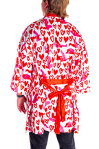 The Hot-Blooded Handbook | Valentines Day Party Kimono - Shinesty