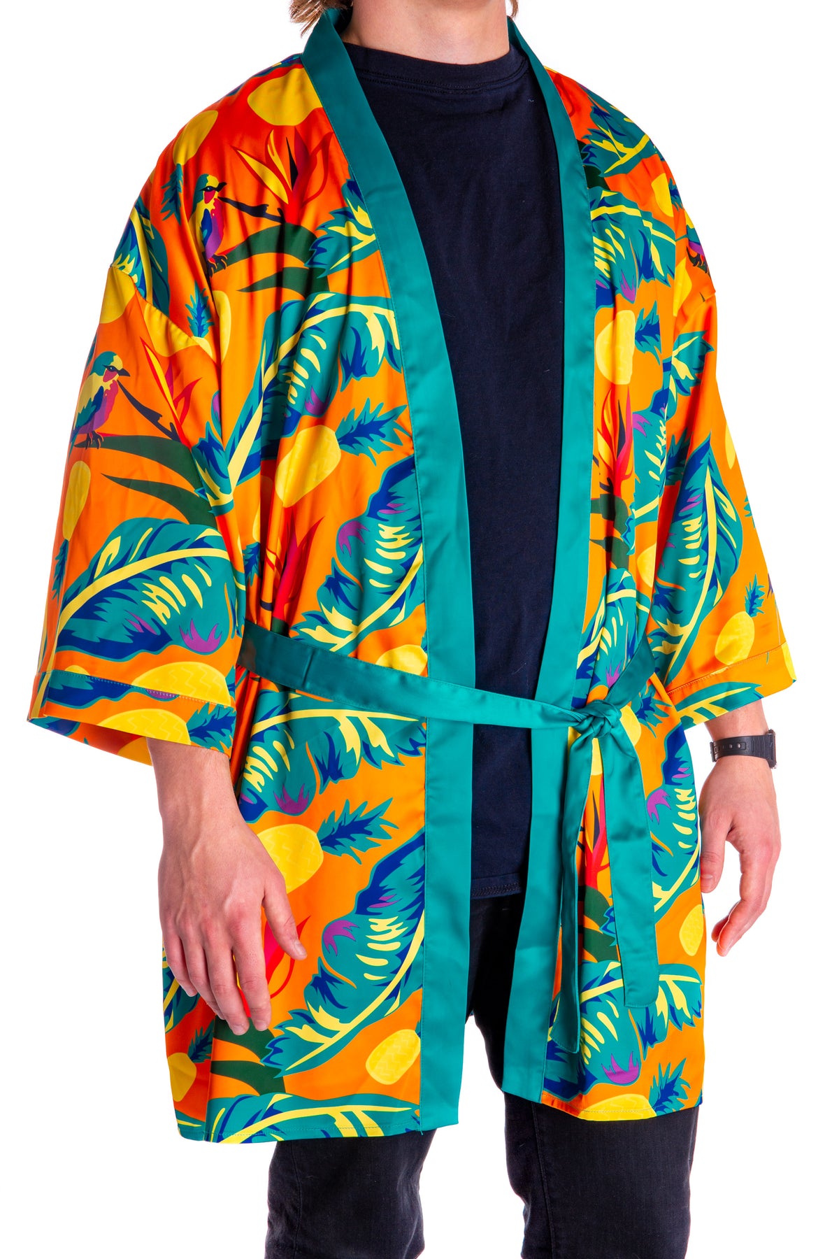 The Cruise Ship Casanova | Hawaiian Party Kimono - Shinesty