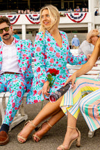 The Kentucky Fried Daily Double | Derby Roses Wrap Dress - Shinesty