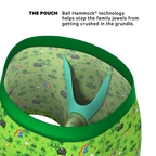 The 3 Leafs To The Wind | St Patricks Day Clovers Ball Hammock® Pouch Underwear - Shinesty